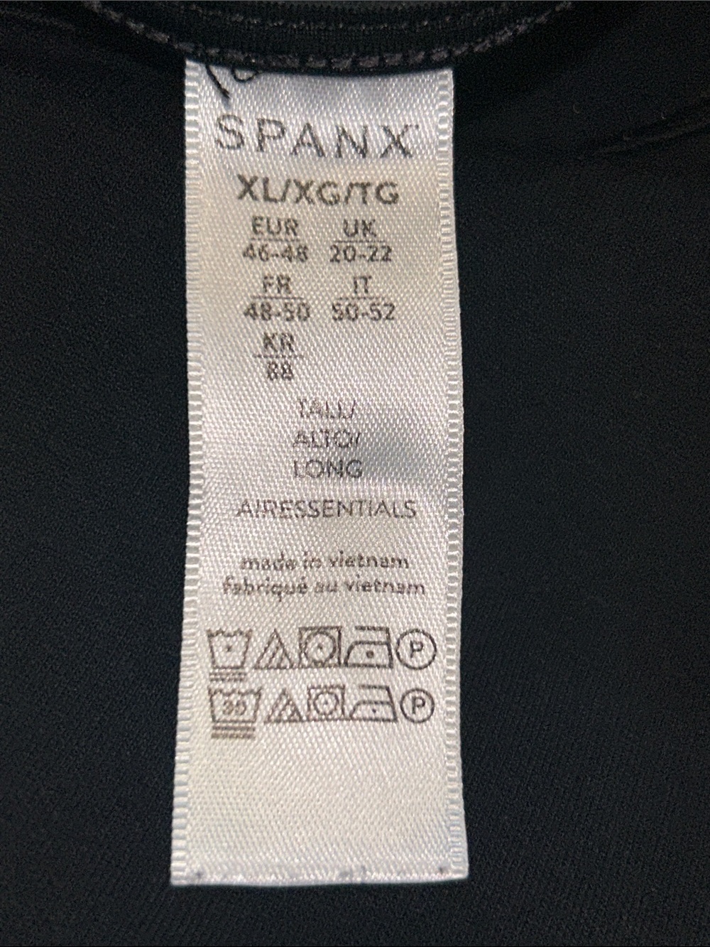 SPANX AirEssentials Black Sleeveless Wide Leg Jumpsuit Tall XL 31” Inseam - Picture 2 of 10
